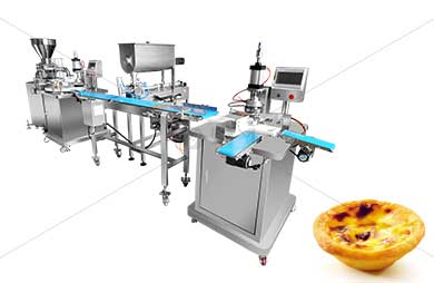 Industrial Egg Tart Making Mach