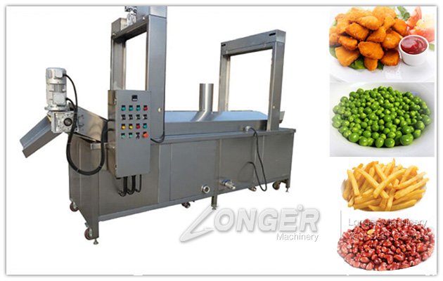 automatic chips frying machine